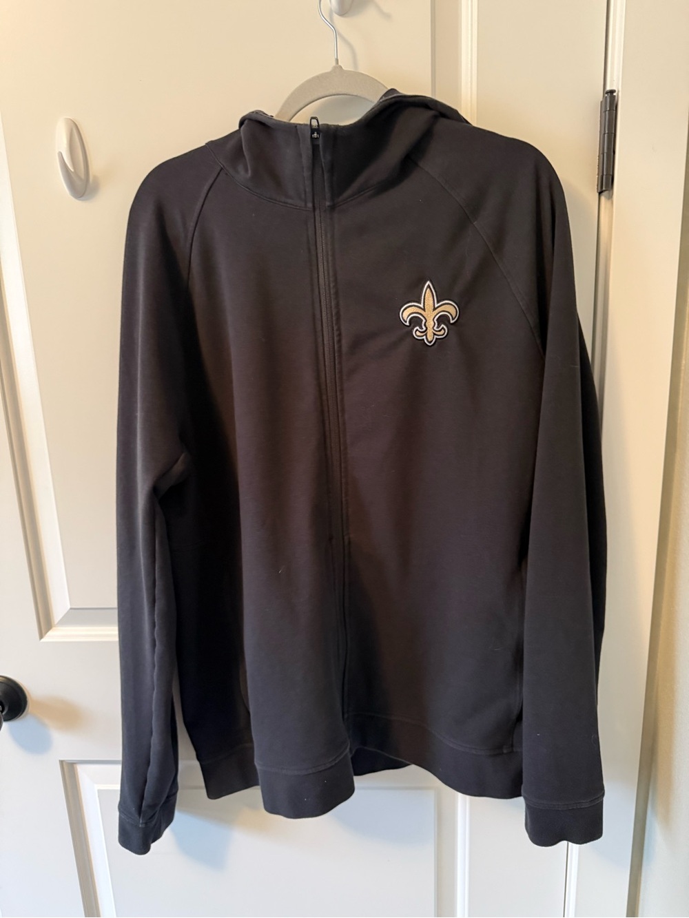 New Orleans Saints Lululemon Black Zip Hoodie